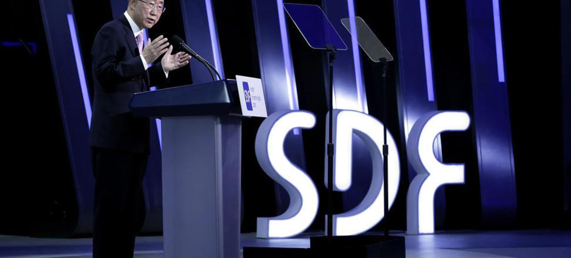In Seoul, Ban spotlights role of young people and technology in future development agenda
